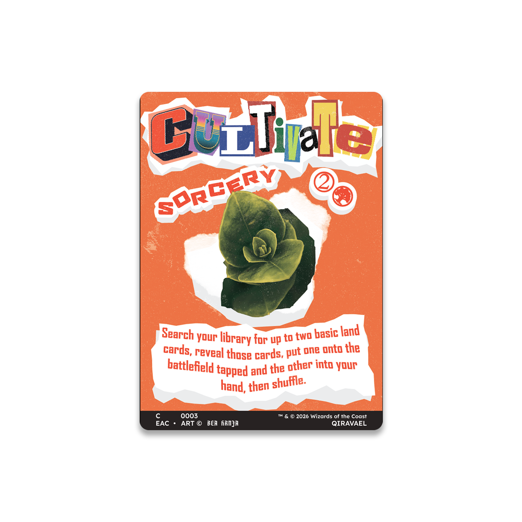 Cultivate custom alternate art.