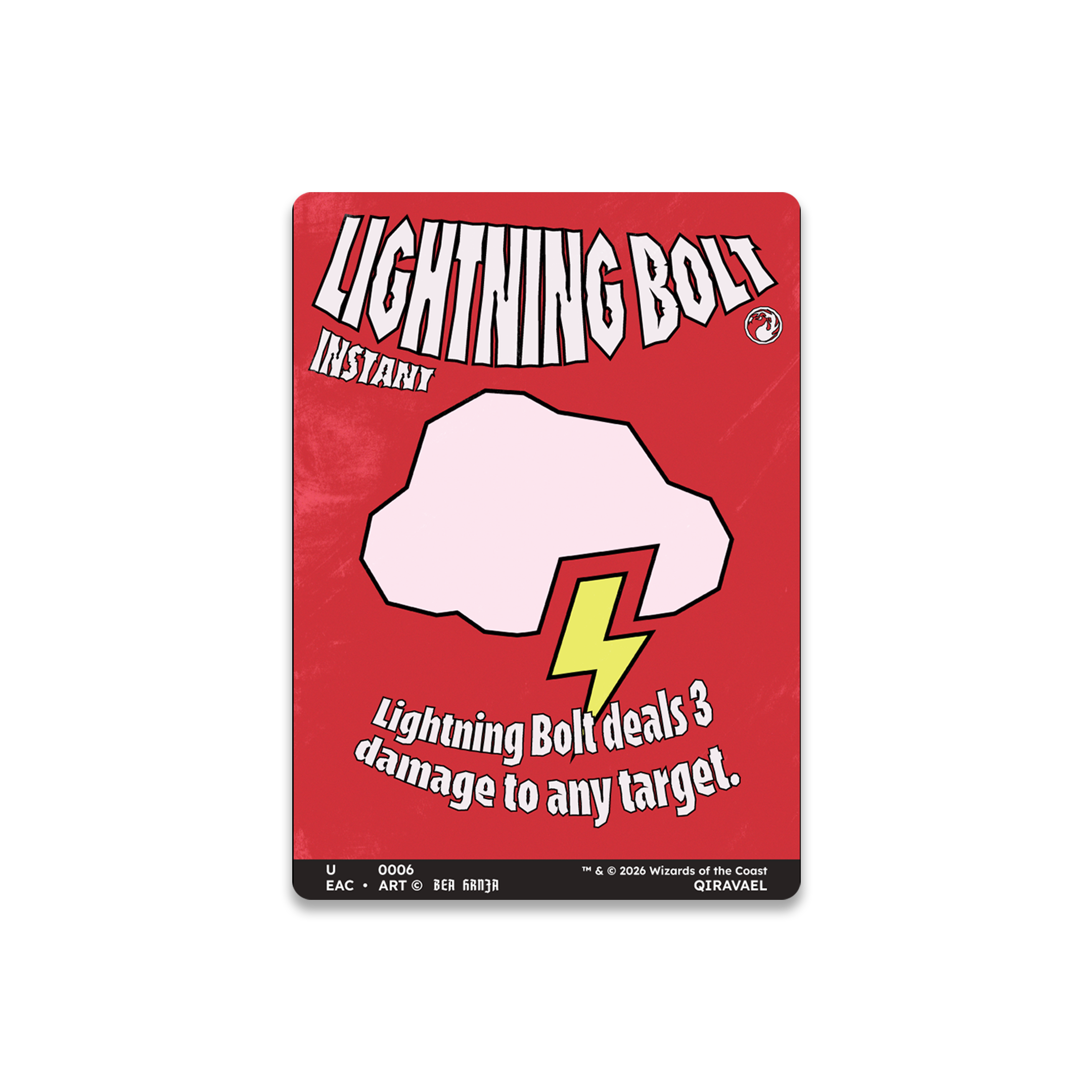 Lightning Bolt custom alternate art.